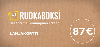 Toidukarbi kinkekaart