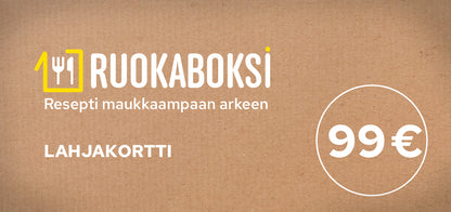 Toidukarbi kinkekaart